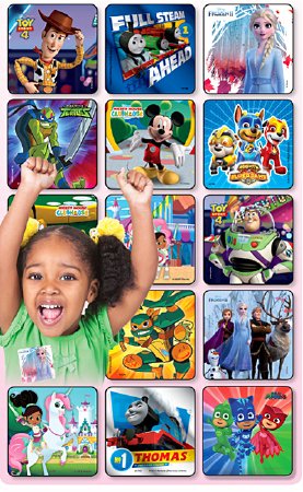 Medibadge Smilemakers 75 Per Unit Sampler License Characters Sticker 2.5 Inch - TSL-ROLL