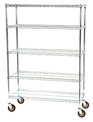 Lakeside Manufacturing Utility Cart 18 X 36 X 72 Inch 5 Shelves - R183672CC-5