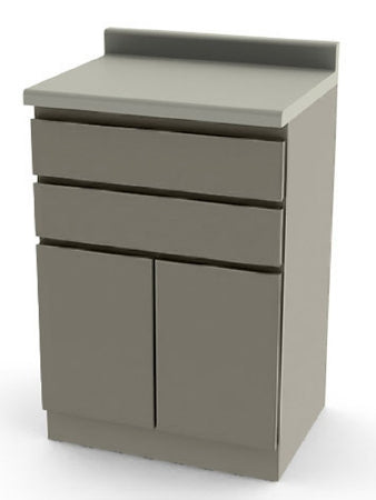 UMF Medical Base Cabinet Counter Top 20 Gauge Steel 2 Drawer - 6014WF