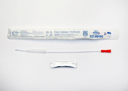 Cure Medical Cure Catheter Urethral Catheter Coude Tip 16 Fr. 16 Inch - 16C