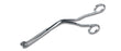 Medline - Catheter Forceps Magill 10 Inch Length Floor Grade Stainless Steel NonLocking Finger Ring Handle Straight Serrated Fenestrated Round Tips - TEINI086