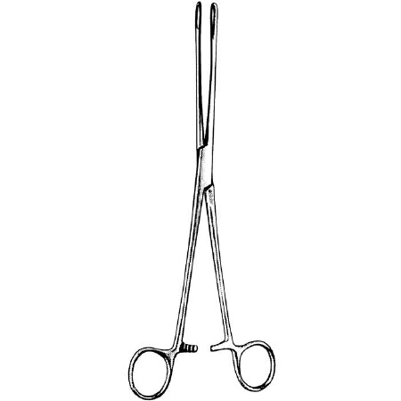 Sklar Sklar Polyp Forceps Bonney 9-1/2 Inch Premium OR Grade Stainless Steel NonSterile Ratchet Lock Finger Ring Handle Straight Serrated Fenestrated Oval Tips - 90-7980