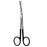 Sklar Supercut Sklarhone Dissecting Scissors Metzenbaum-Lahey 4-1/2 Inch Length OR Grade Stainless Steel NonSterile Finger Ring Handle Curved Blunt/Blunt - 15-3404
