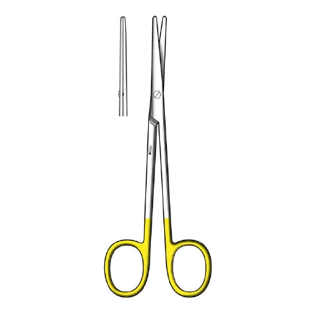 Sklar Sklar Edge Strabismus Scissors 4-1/2 Inch Length OR Grade Stainless Steel / Tungsten Carbide NonSterile Finger Ring Handle Straight Blunt/Blunt - 16.-2605