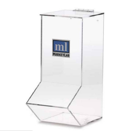 Market Lab - Hand Hygiene Dispenser Clear Acrylic Manual Wall Mount - 17146