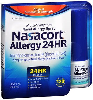 Nasacort - Allergy Relief 55 mcg Strength Nasal Spray 0.57 oz. - 41167580005