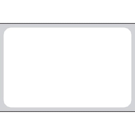Precision Dynamics Pre-Printed Label White 1-1/4 X 2 Inch - TD-PN8