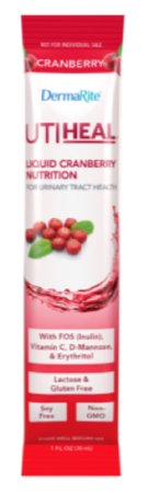 UTIHeal - Oral Supplement / Tube Feeding Formula Cranberry Flavor Ready to Use 1 oz. Individual Packet - PRO6000U