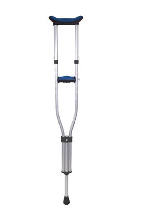 Apex-Carex Healthcare Folding Underarm Crutches Aluminum Frame Youth / Adult / Tall Adult 250 lbs. Weight Capacity - FGA99500 0000