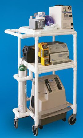 IPU - Mobile Respiratory Cart 24 X 34 X 51 Inch - MRS42