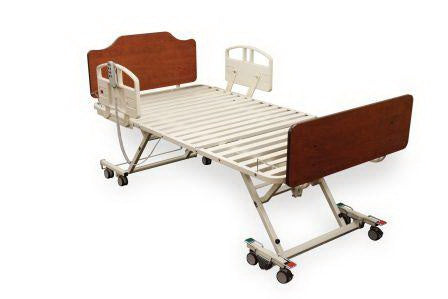 N.O.A. Medical Industries Twin Elite Riser Electric Bed Long-Term Care 80 Inch Rib Steel Deck 7-1/2 to 28 Inch Height Range - 1050010BEI-T