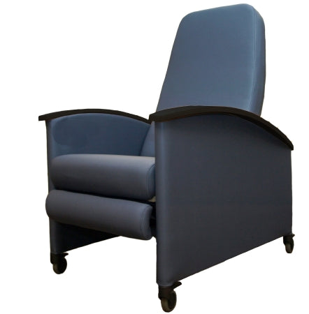 Winco XL Cozy Comfort Premier 3-Position Recliner Hunter Green Nylon Caster Nylon Caster - 5670-06-TB-00-PC-RT