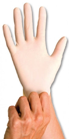 SVS LLC Dba S2S Global PremierPro Exam Glove Large NonSterile Latex Standard Cuff Length Fully Textured Cream Not Chemo Approved - 4604