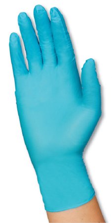 PremierPro Plus - Exam Glove Medium NonSterile Nitrile Standard Cuff Length Textured Fingertips Blue Chemo Tested - 5043