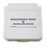 R & B Wire Products - Pre-Printed Label Warning Label Gray Biohazardous Waste Black 4 X 12 Inch - 602BW