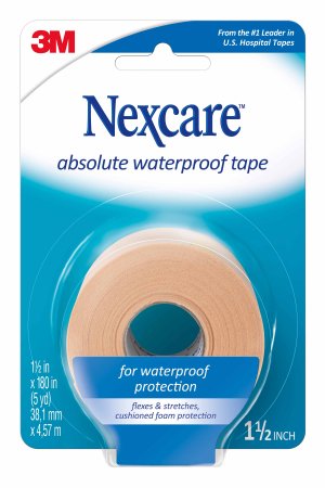 3M Nexcare Medical Tape Waterproof Foam 1-1/2 Inch X 5 Yard Tan NonSterile - 732