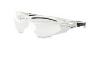 Florida Medical Sales Elite Safety Series Comfort XR Safety Glasses Wraparound Anti-Fog Coating Clear Tint Polycarbonate Lens Clear Frame Over Ear One Size Fits Most - VS14
