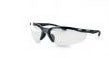 Florida Medical Sales Elite Safety Series Rimless Wrap Safety Glasses Anti-Fog Coating Clear Tint Polycarbonate Lens Gray Frame Over Ear One Size Fits Most - VSL009PS