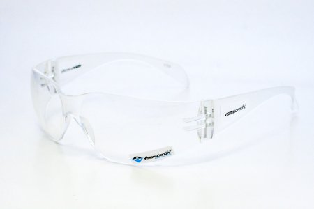 Elite Safety Series Wrap - Safety Glasses with Readers Anti-fog Coating Clear Tint Polycarbonate Lens Clear Frame Over Ear One Size Fits Most - VS9-2.0