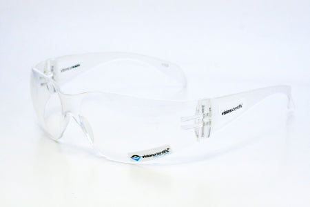 Florida Medical Sales Elite Safety Series Wrap Safety Glasses with Readers Anti-Fog Coating Clear Tint Polycarbonate Lens Clear Frame Over Ear One Size Fits Most - VS9-1.0