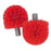 Replacement Heads for Ergo Toilet-Bowl-Brush System
