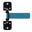 DMS Holdings Exam Room Signal Flag Wall Mount 1-Flag 4 Inch - 5030DS