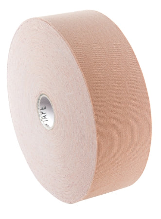 Fabrication Enterprises 3B Tape Kinesiology Tape Water Resistant Cotton 2 Inch X 103 Foot Tan NonSterile - 25-3670