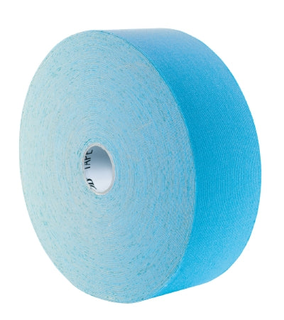 Fabrication Enterprises 3B Tape Kinesiology Tape Water Resistant Cotton 2 Inch X 103 Foot Blue NonSterile - 25-3672