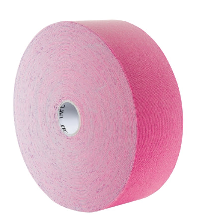 Fabrication Enterprises 3B Tape Kinesiology Tape Water Resistant Cotton 2 Inch X 103 Foot Pink NonSterile - 25-3673