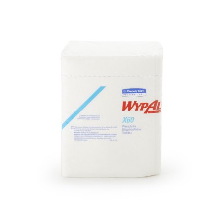 WypAll X60 - Task Wipe Light Duty White NonSterile Hydroknit 10 X 12-1/2 Inch Disposable - 41083