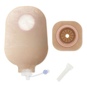 New Image - Urostomy Pouch Two-Piece System 9 Inch Length Drainable Flat, Trim to Fit - 19204