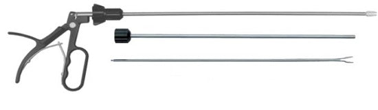 Elmed Laparoscopic 5mm Lap Clip Applicator, Rotatable - 3-Piece Detchable