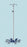 Blickman IV Stand 4-Hook 6 Legs with 3 Inch Roller Blade Caster, 25-1/4 Inch Base Diameter, Powder Coated Carbon Steel Base - 1370SS-4