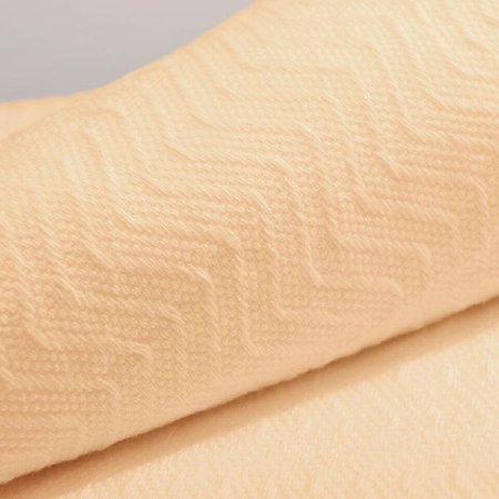 Herringbone Performance - Blanket 66 W X 90 L Inch Cotton 50% / Polyester 50% - 78990445