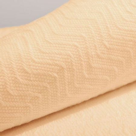 Standard Textile Herringbone Performance Blanket 80 W X 90 L Inch Cotton 50% / Polyester 50% - 78990501