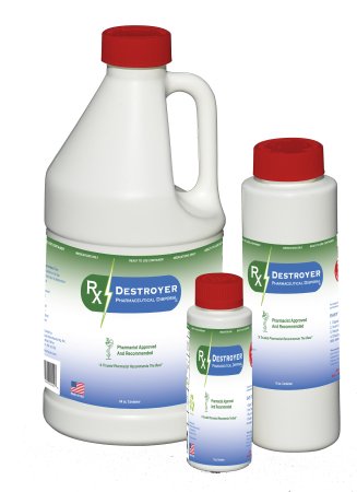 C2R Global Manufacturing RxDestroyer Liquids Pharmaceutical Disposal System 64 oz. Bottle, Hardener Pack - RX64LIQ