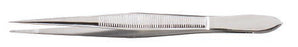 McKesson Argent - Splinter Forceps 4 Inch Length Surgical Grade Stainless Steel NonSterile NonLocking Thumb Handle Straight - 43-1-779