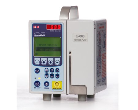 Z-800WF - Large Volume Infusion Pump 9.6V, 4.7Ah NiMH Rechargeable Battery Linear Peristaltic Wireless 1 to 9999 mL Volume 1 to 1200 mL / Hr. Flow Rate Digital Rate Display - 4601A