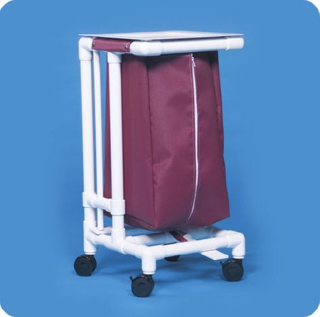Standard - Hamper Stand Rolling Square Opening Foot Pedal Self-Closing Lid - LH21