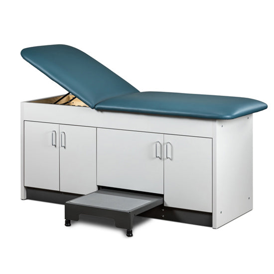 Clinton Industries TABLE, EXAM STEP-ON MANUAL SLATE GRY BASE/COUNTRY MIST TOP - 9704-30-1SG-3C