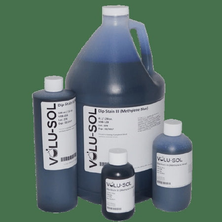 Dip-Stain Solution 3 - Methylene Blue Stain 16 oz. - VDB-016C