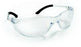 VWR International - Safety Glasses Wraparound Anti-scratch Coating Clear Tint Polycarbonate Lens Clear Frame Over Ear One Size Fits Most - 89187-986