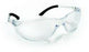 VWR International Safety Glasses Wraparound Anti-scratch Coating Clear Tint Polycarbonate Lens Clear Frame Over Ear One Size Fits Most - 89187-986