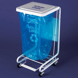 Centurion - Hamper Stand Rolling Square Opening Foot Pedal Self-Closing Lid - CX302