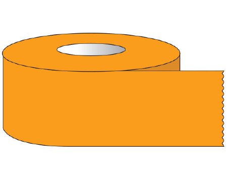 Shamrock - Blank Label Tape Multipurpose Label Orange Tape 1/2 X 500 Inch - ST-12-28