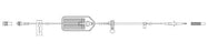 Zevex Curlin Ambulatory Infusion Administration Set 94 Inch Tubing Without Ports - 340-4130
