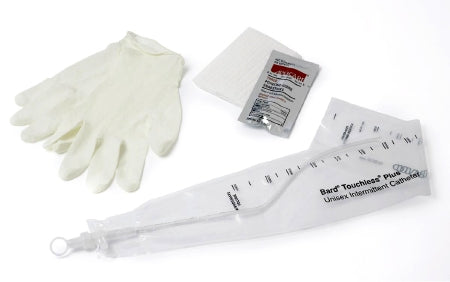 Touchless Plus - Intermittent Catheter Kit Closed System / Coude 14 Fr. Without Balloon Vinyl - 4A8114