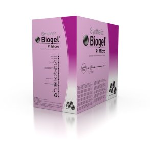 Molnlycke Biogel PI Micro Surgical Glove Size 6 Sterile Polyisoprene Standard Cuff Length Micro-Textured Straw Not Chemo Approved - 48560