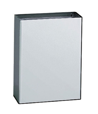Lagasse ClassicSeries Trash Can 6.4 gal. Surface Mount Satin Finish Stainless Steel Open Top - B279