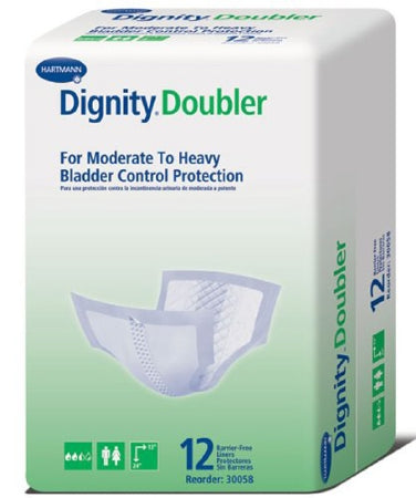 Hartmann Dignity Bladder Control Pad 24 Inch Length Moderate Absorbency Polymer X-Large Unisex Disposable - 30058